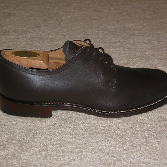 Churchs Barkson Brown Calf Leather Derbys 8 F NWB